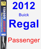 Passenger Wiper Blade for 2012 Buick Regal - Vision Saver