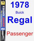 Passenger Wiper Blade for 1978 Buick Regal - Vision Saver