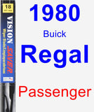 Passenger Wiper Blade for 1980 Buick Regal - Vision Saver