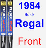 Front Wiper Blade Pack for 1984 Buick Regal - Vision Saver