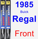 Front Wiper Blade Pack for 1985 Buick Regal - Vision Saver