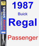 Passenger Wiper Blade for 1987 Buick Regal - Vision Saver