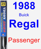 Passenger Wiper Blade for 1988 Buick Regal - Vision Saver