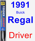 Driver Wiper Blade for 1991 Buick Regal - Vision Saver