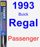 Passenger Wiper Blade for 1993 Buick Regal - Vision Saver