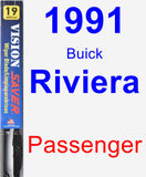Passenger Wiper Blade for 1991 Buick Riviera - Vision Saver