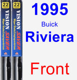 Front Wiper Blade Pack for 1995 Buick Riviera - Vision Saver