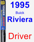 Driver Wiper Blade for 1995 Buick Riviera - Vision Saver