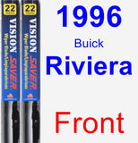 Front Wiper Blade Pack for 1996 Buick Riviera - Vision Saver
