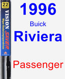 Passenger Wiper Blade for 1996 Buick Riviera - Vision Saver