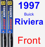 Front Wiper Blade Pack for 1997 Buick Riviera - Vision Saver