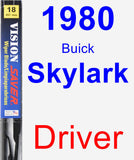 Driver Wiper Blade for 1980 Buick Skylark - Vision Saver