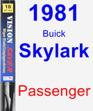 Passenger Wiper Blade for 1981 Buick Skylark - Vision Saver