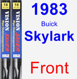 Front Wiper Blade Pack for 1983 Buick Skylark - Vision Saver