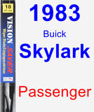 Passenger Wiper Blade for 1983 Buick Skylark - Vision Saver