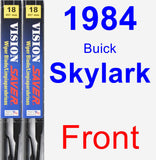 Front Wiper Blade Pack for 1984 Buick Skylark - Vision Saver