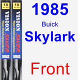 Front Wiper Blade Pack for 1985 Buick Skylark - Vision Saver