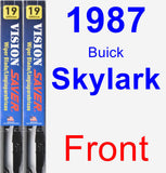 Front Wiper Blade Pack for 1987 Buick Skylark - Vision Saver