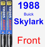 Front Wiper Blade Pack for 1988 Buick Skylark - Vision Saver