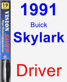 Driver Wiper Blade for 1991 Buick Skylark - Vision Saver
