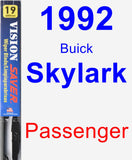Passenger Wiper Blade for 1992 Buick Skylark - Vision Saver