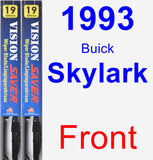 Front Wiper Blade Pack for 1993 Buick Skylark - Vision Saver