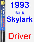 Driver Wiper Blade for 1993 Buick Skylark - Vision Saver