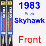 Front Wiper Blade Pack for 1983 Buick Skyhawk - Vision Saver