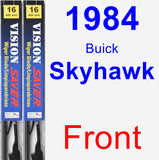 Front Wiper Blade Pack for 1984 Buick Skyhawk - Vision Saver