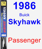 Passenger Wiper Blade for 1986 Buick Skyhawk - Vision Saver