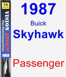 Passenger Wiper Blade for 1987 Buick Skyhawk - Vision Saver
