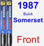 Front Wiper Blade Pack for 1987 Buick Somerset - Vision Saver