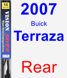 Rear Wiper Blade for 2007 Buick Terraza - Vision Saver