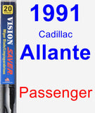 Passenger Wiper Blade for 1991 Cadillac Allante - Vision Saver