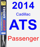 Passenger Wiper Blade for 2014 Cadillac ATS - Vision Saver