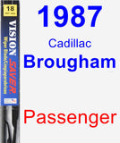 Passenger Wiper Blade for 1987 Cadillac Brougham - Vision Saver
