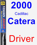 Driver Wiper Blade for 2000 Cadillac Catera - Vision Saver