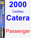 Passenger Wiper Blade for 2000 Cadillac Catera - Vision Saver