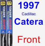 Front Wiper Blade Pack for 1997 Cadillac Catera - Vision Saver