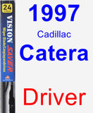 Driver Wiper Blade for 1997 Cadillac Catera - Vision Saver
