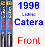 Front Wiper Blade Pack for 1998 Cadillac Catera - Vision Saver