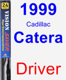 Driver Wiper Blade for 1999 Cadillac Catera - Vision Saver