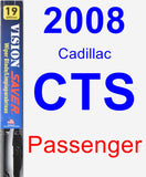 Passenger Wiper Blade for 2008 Cadillac CTS - Vision Saver