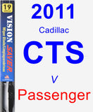 Passenger Wiper Blade for 2011 Cadillac CTS - Vision Saver