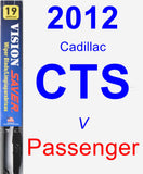 Passenger Wiper Blade for 2012 Cadillac CTS - Vision Saver