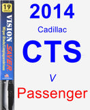 Passenger Wiper Blade for 2014 Cadillac CTS - Vision Saver