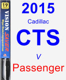 Passenger Wiper Blade for 2015 Cadillac CTS - Vision Saver