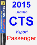 Passenger Wiper Blade for 2015 Cadillac CTS - Vision Saver