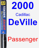 Passenger Wiper Blade for 2000 Cadillac DeVille - Vision Saver