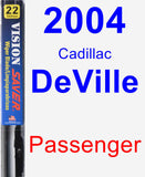 Passenger Wiper Blade for 2004 Cadillac DeVille - Vision Saver